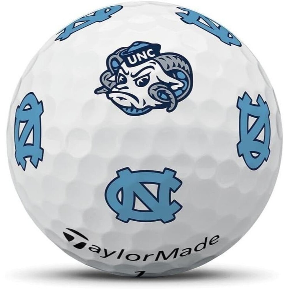 TaylorMade TP5 PIX Golf Balls Pack of 3 University of North Carolina Rams 2024